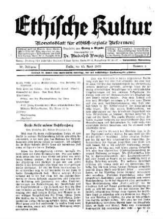 Ernste Krisis unserer Rechtsprechung
