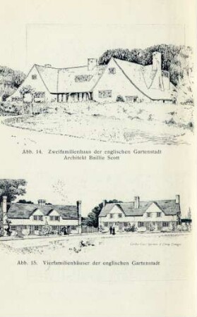 Abb.14. Zweifamilienhaus der englischen Gartenstadt ...