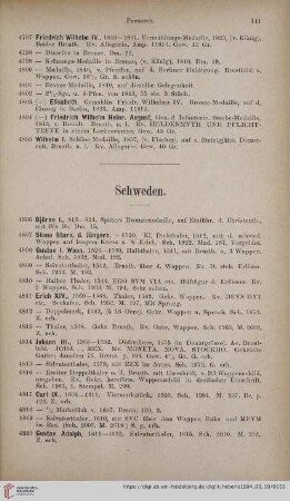 Schweden (Nr. 4806 - 4909)