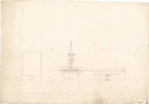 Speeth, Ferdinand; Kirchenentwürfe - Grundriss, Ansichten