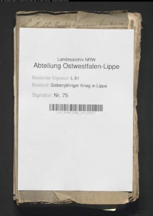 Einquartierung und Durchmarsch der all. Truppen