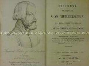 Biographie Freiherr Siegmunds von Herberstein