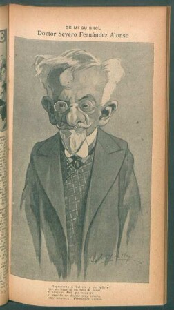 Doctor Severo Fernández Alonso - [Caricatura] : De mi Guignol