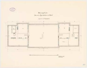 Gymnasium, Kassel Klassengebäude: Grundriss DG 1:100