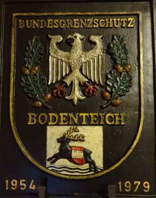Wappenplatte 25.J. BGS Bodenteich