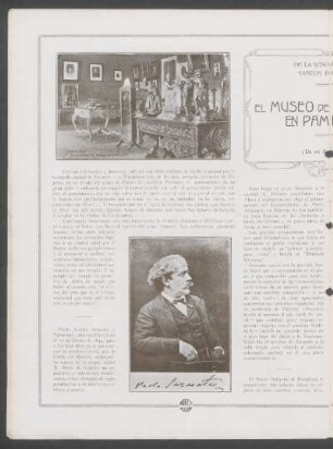 El museo de Sarasate en Pamplona - (De mi diario de viaje) : De la señora Teresa Santos de Bosch