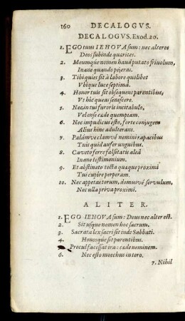 Decalogus.