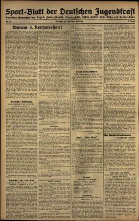 Zweite Ausgabe vom Samstag, den 02. April 1932.