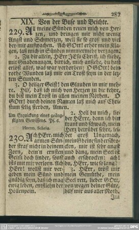 XIX. Von der Buße und Beichte