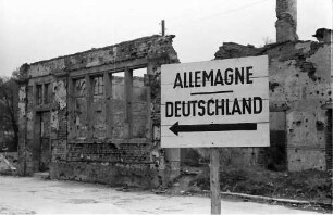 Kehl: Allemagne-Schild