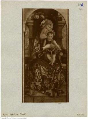 Thronende Madonna