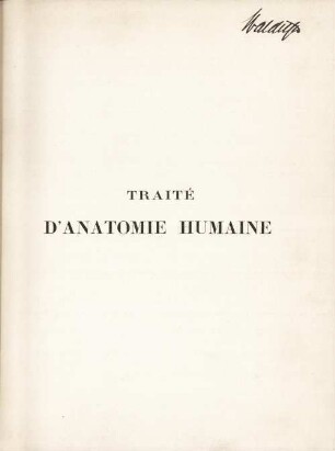 3,1: Système nerveux: (méninges, moelle, encéphale)/ A. Charpy. Embryologie / A. Prenant. Histologie / A. Nicolas