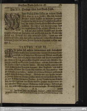 Die XIX. Predigt über das Buch Hiob