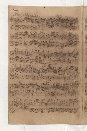 Präludien und Fugen; cemb; A-Dur; BWV 864