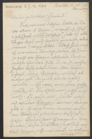 Brief an Robert Musiol : 10.10.1886