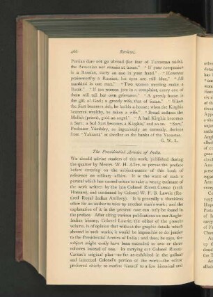 The Presidential Armies of India.
