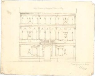 Zocher, Ernst; Venedig (Italien); Palazzo Carlomani - Ansicht