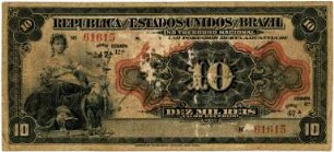 Geldschein, 10.000 Reis, 1912