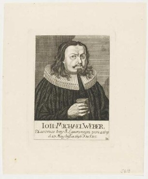 Bildnis des Ioh. Michael Weber