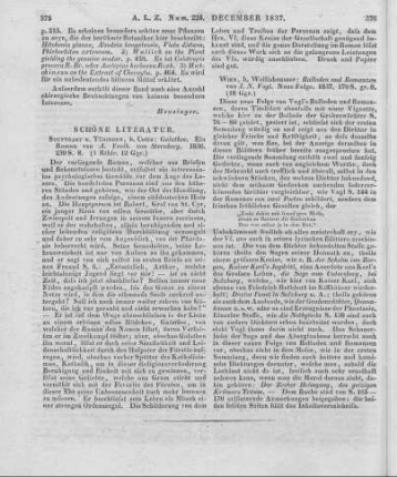 Ungern-Sternberg, A. von: Galathee. Ein Roman. Stuttgart; Tübingen: Cotta 1836