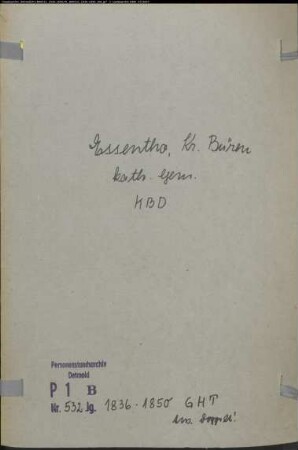 Kirchenbuchduplikat der katholischen Gemeinde Essento, Kreis Büren (GHT 1836-1850) (Gemeinde: Katholische Gemeinde Essentho)