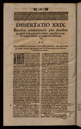 680-702, Dissertatio XXIX.