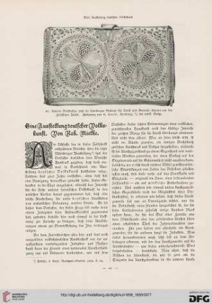 Eine Ausstellung deutscher Volkskunst