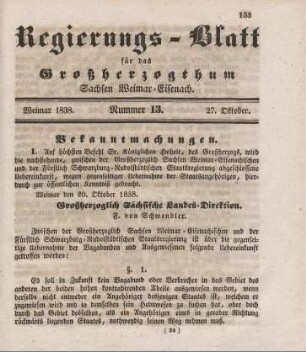 Nr. 13 : 27. Oktober 1838