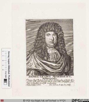 Bildnis Daniel Georg Morhof