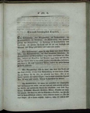 Ein und dreißigstes Kapitel. - Vierzigstes Kapitel.