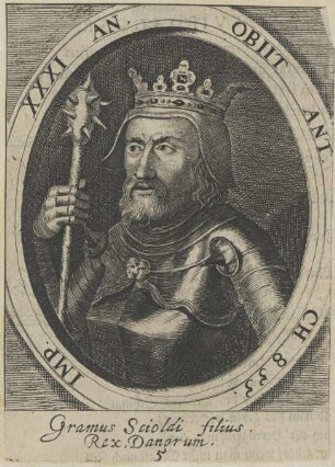 Bildnis des Grannus, König von Dänemark