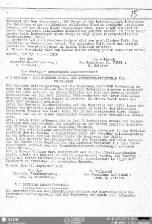 Die deutsch-sowjetische Zusammenarbeit