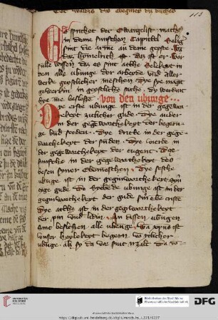 Von den acht Seligkeiten (acht Übungen)