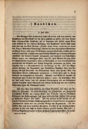 Chilianeum : Blätter für katholische Wissenschaft, Kunst und Leben. 3. 1863