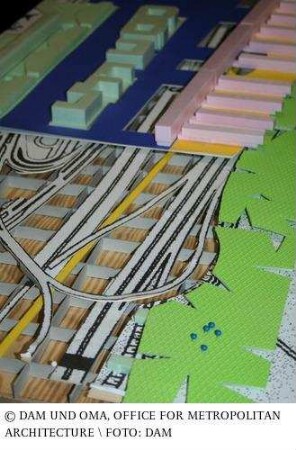 Flughafen Frankfurt am Main (Workshop) - Modell des Gesamtgebäudes mit Umgebung