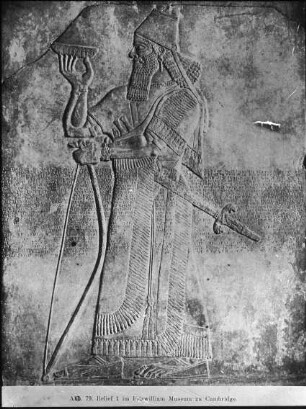 Cambridge, Ashurnasirpal, Relief, Fitzwilliam Museum ?, assyrisch