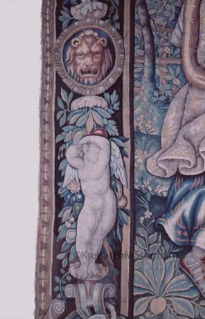 Schloß Reinbek: Festsaal: Wandteppich