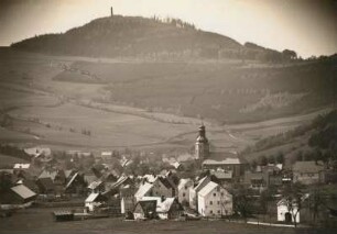 Ortsansicht Geising und Geisingberg : Geising und Geisingberg von Südosten gesehen