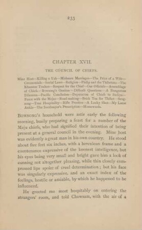 Chapter XVII. The council of chiefs