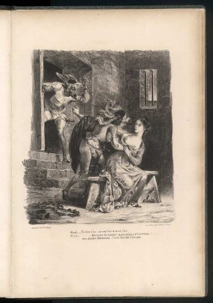 Faust bei Gretchen im Kerker