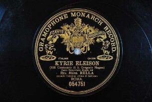 Kyrie eleison : (XIII centenario); canto gregoriano / di S. Gregorio Magno