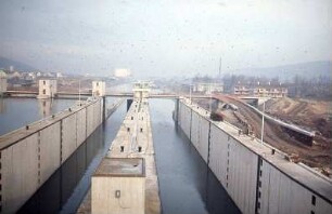 Obertürkheim, Schleuse, Wehr, Oberwasser