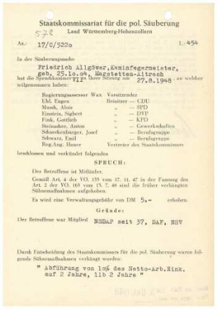 Allgöwer, Friedrich