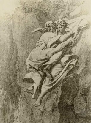 Szene aus Dantes "Hölle" 23, Vers 34-66