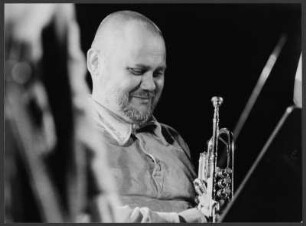Andrzej Przybielski : Portrait des Jazz-Trompeters Andrzej Przybielski beim Jazz Junior 1985 in Krakow