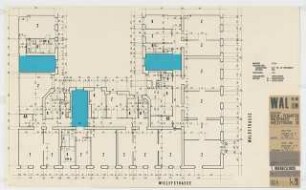 Wohnhaus Waldstraße 40 / Wiclefstraße, Berlin-Moabit: Grundriss 1. Obergeschoss 1:50