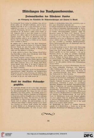 Mitteilungen des Kunstgewerbevereins