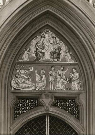 Tympanon des Westportals des Domes