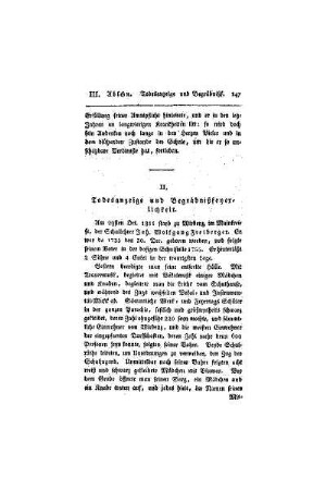 Todesanzeige und Begräbnisfeierlichkeit
