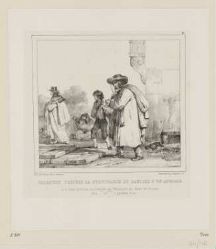 Valentin und der Blinde, Blatt 11 der Folge "Leben des Valentin"